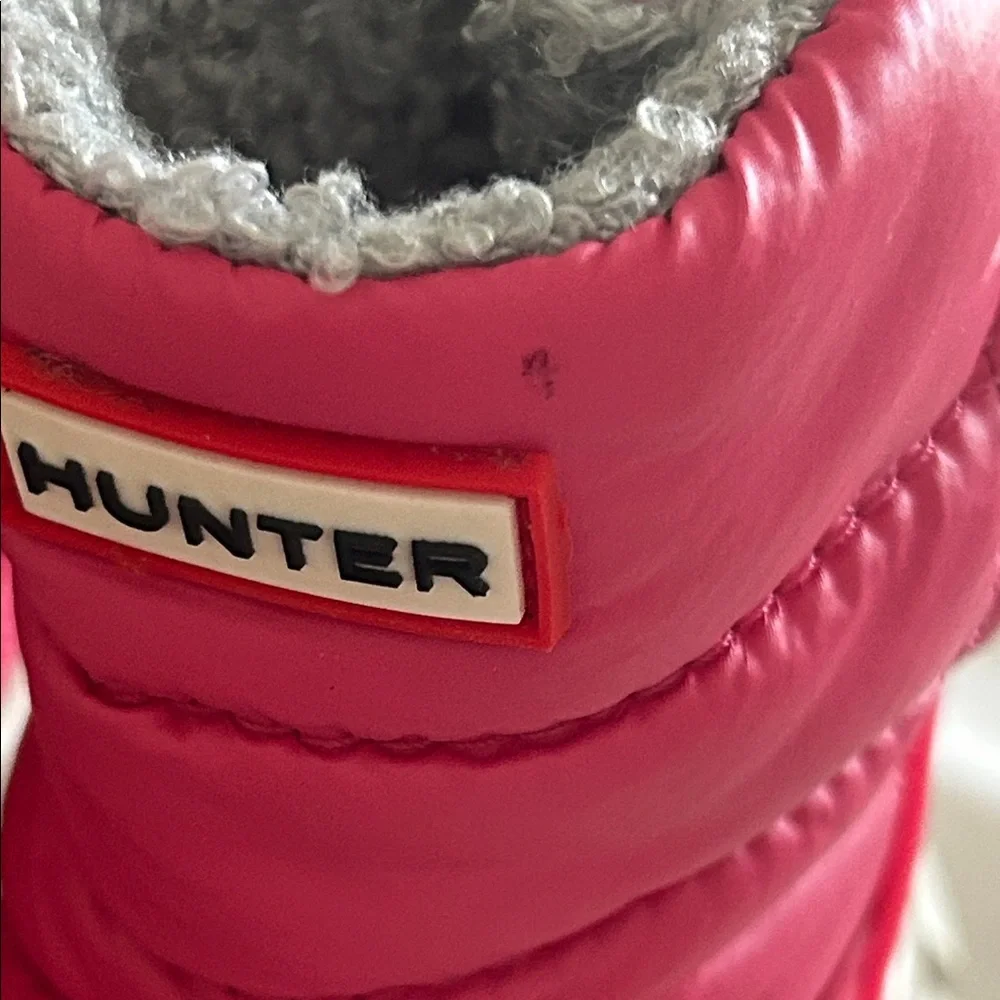 Hunter baby/Kids' Fuchsia Winter Boots Size 5US GUC